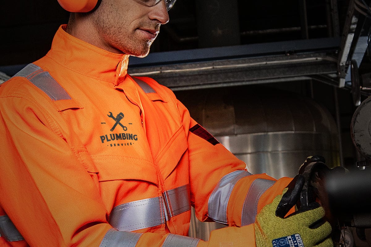 branded plumbers uniforms