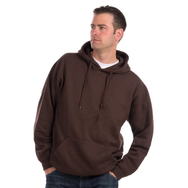 brown uneek hooded sweatshirt