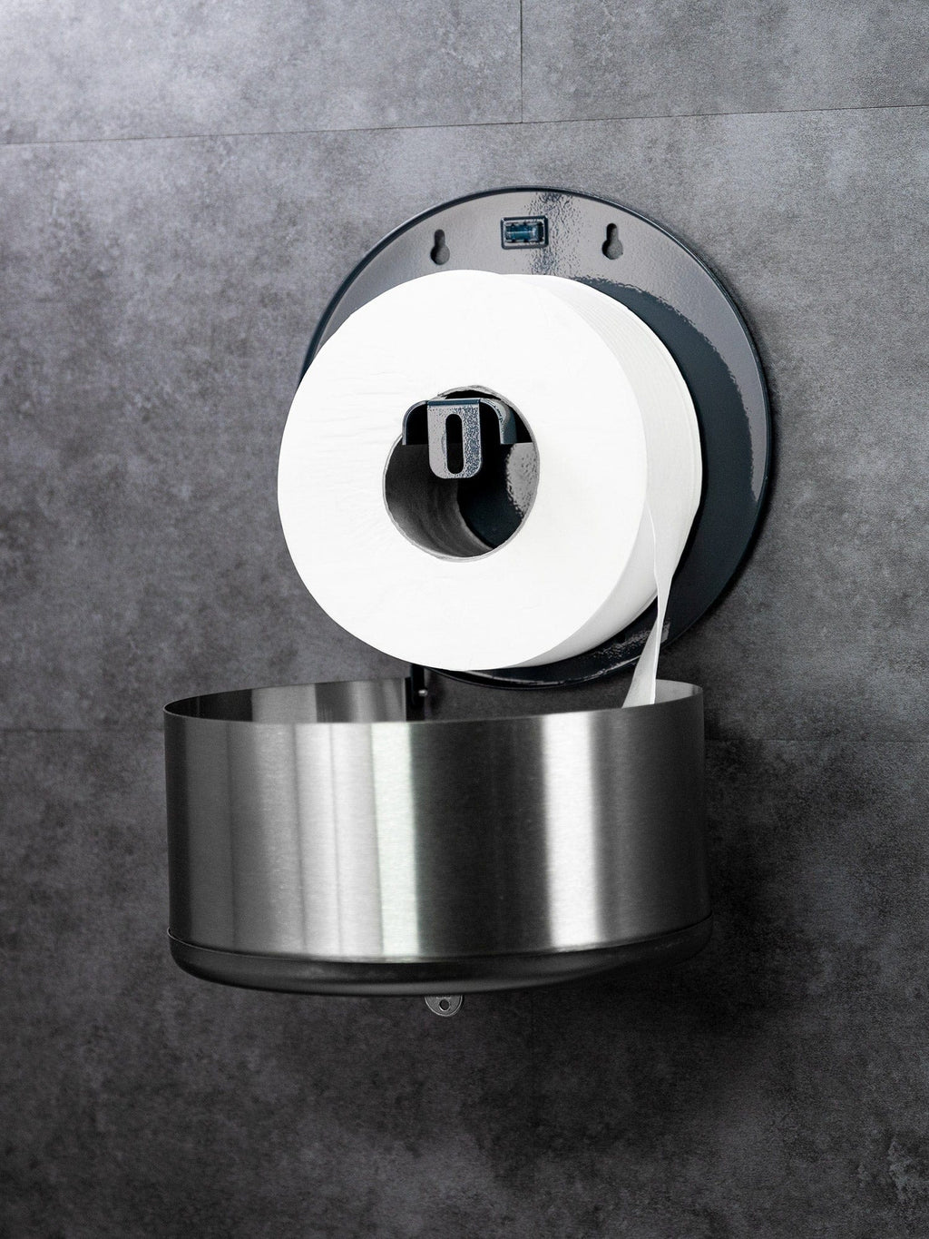 brushed 10 inch stainless steel dispenser