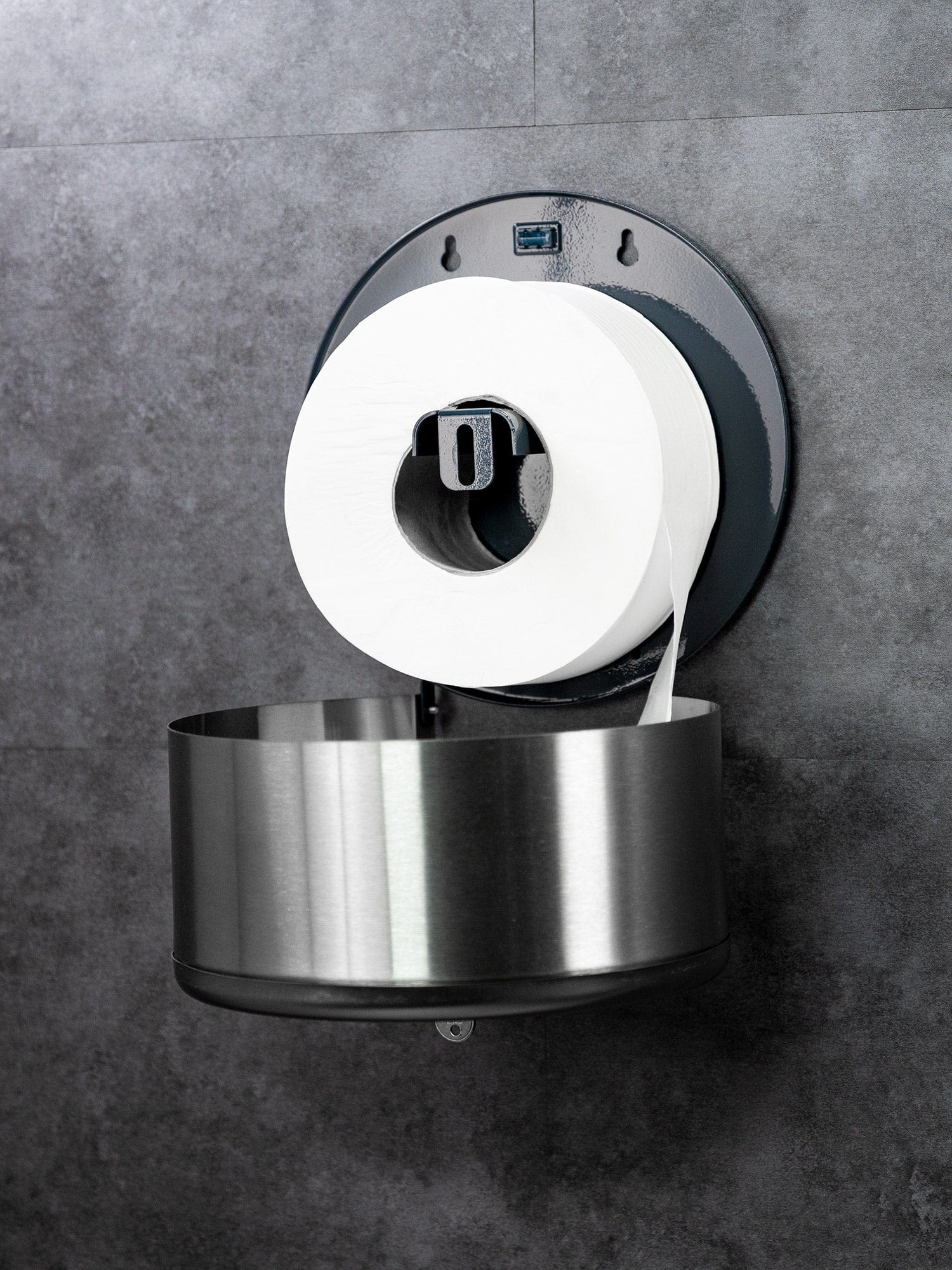 brushed 10 inch stainless steel dispenser