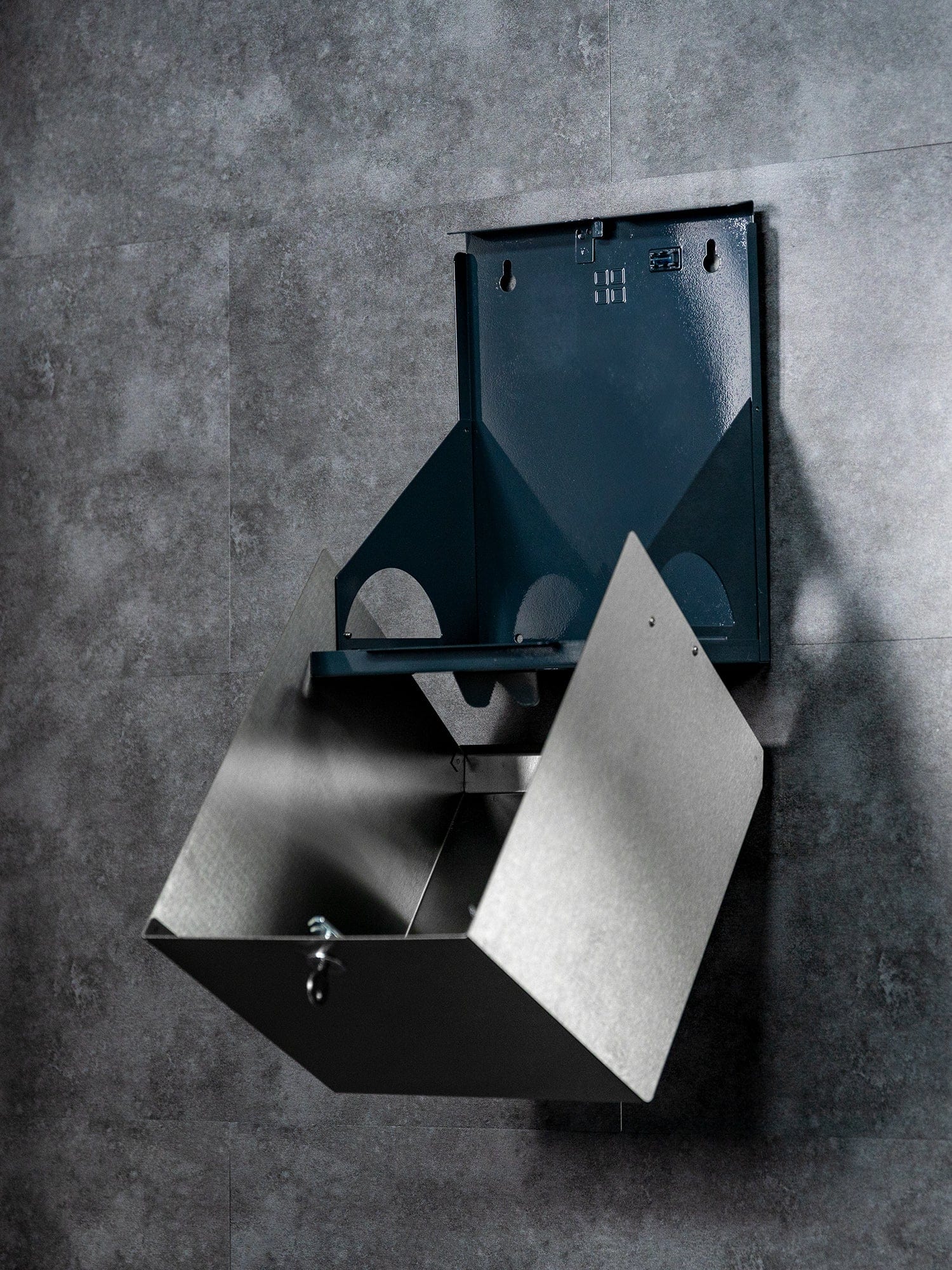brushed stainless steel centrefeed dispenser