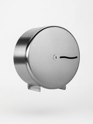 Mini Jumbo Toilet Roll Dispenser Stainless Steel