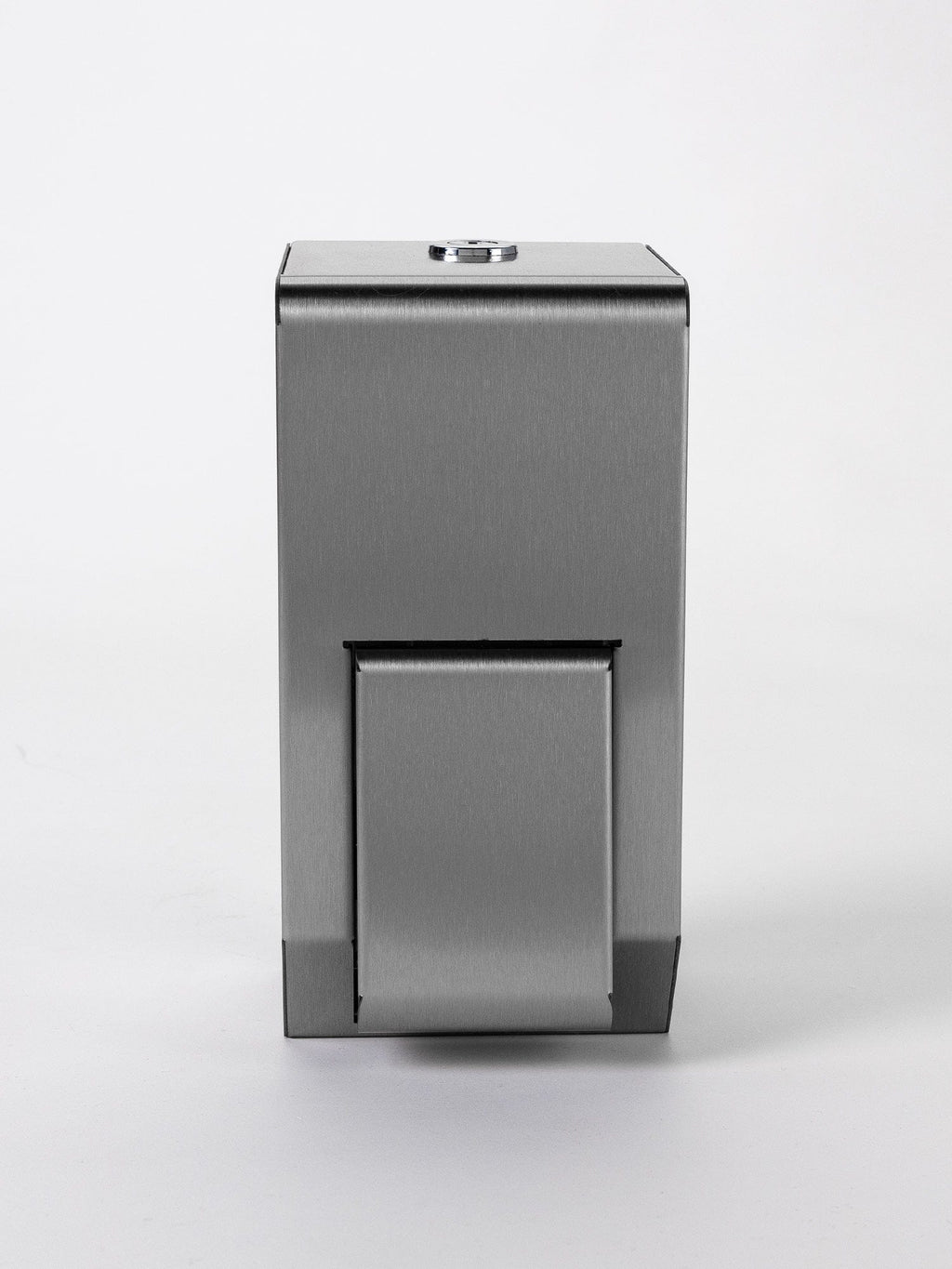 brushed steel liquid soap dispenser