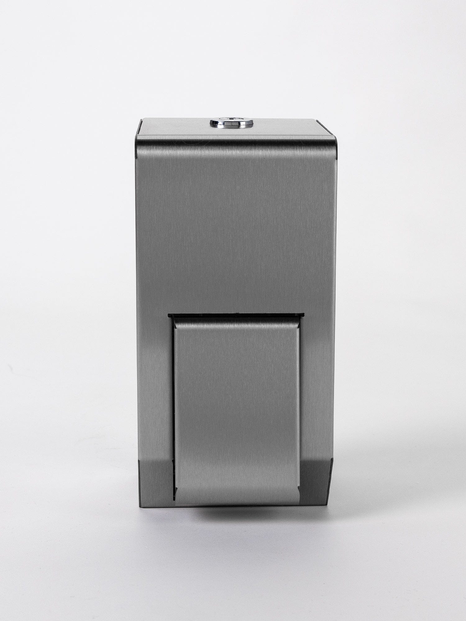 brushed steel liquid soap dispenser