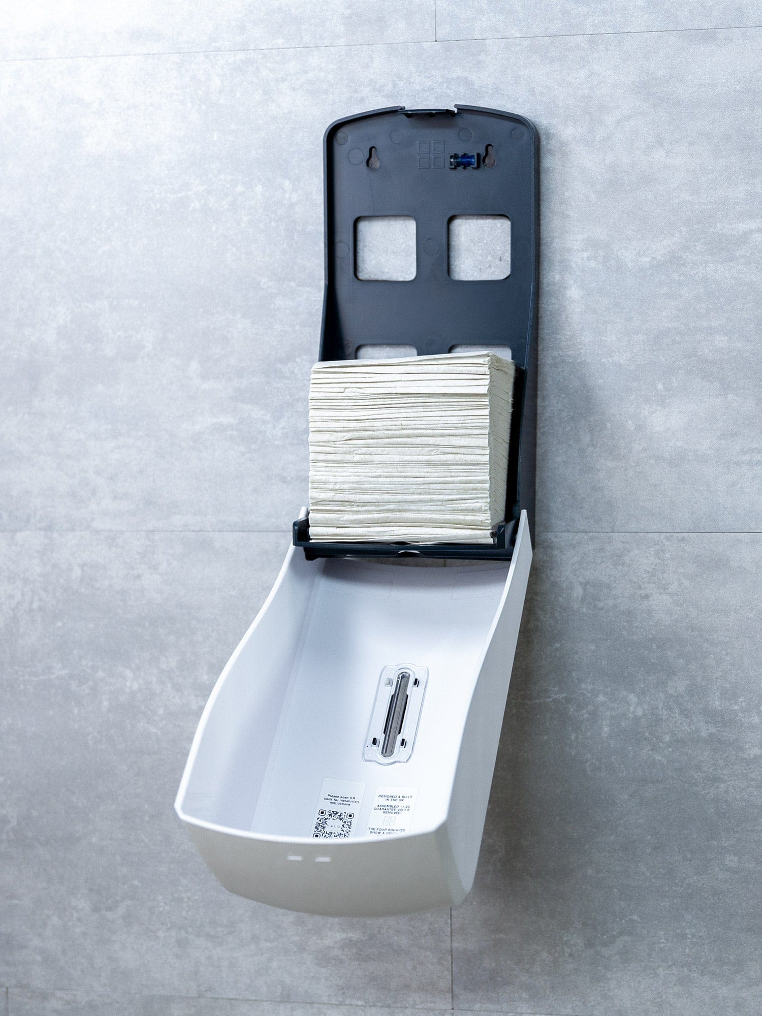 bulk pack paper in dispenser