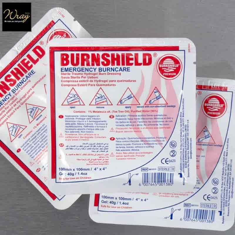 burnished hydro gel dressings close up