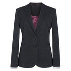 charcoal pindot tailored fit jacket