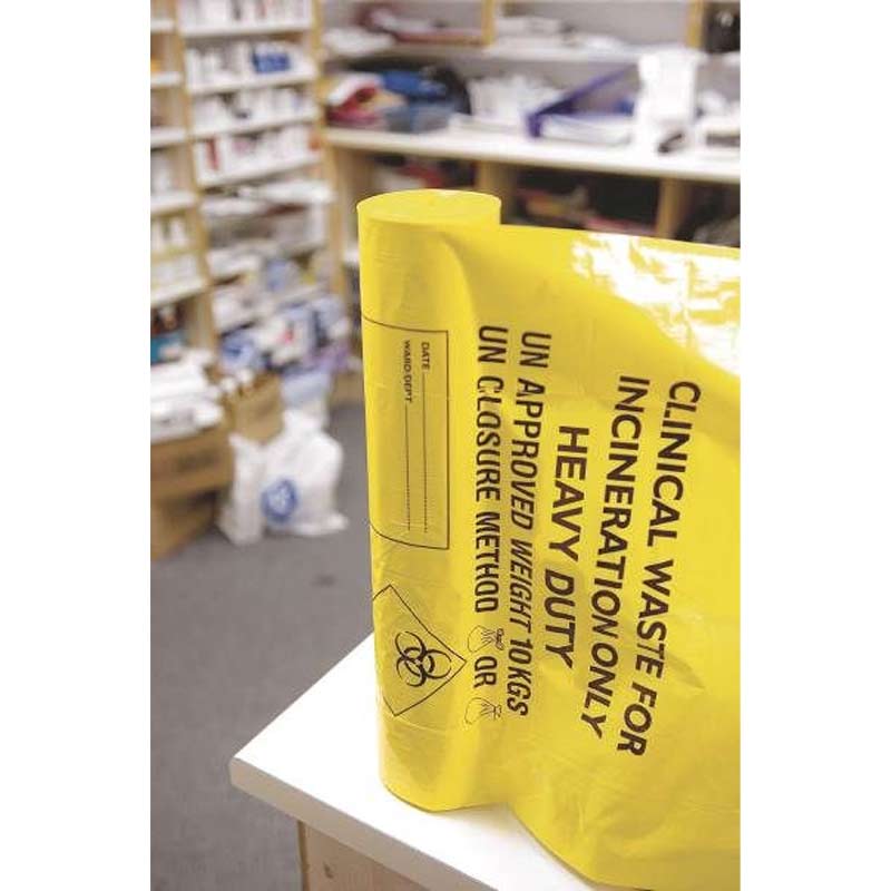 clinical yellow sacks x 500