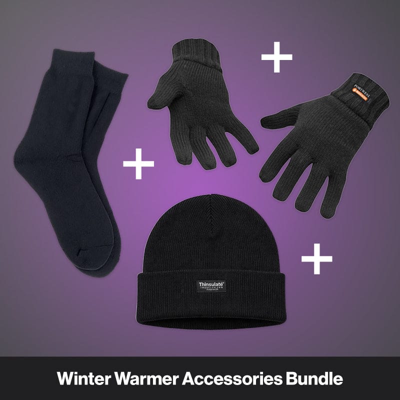cold weather accessories gloves hat socks