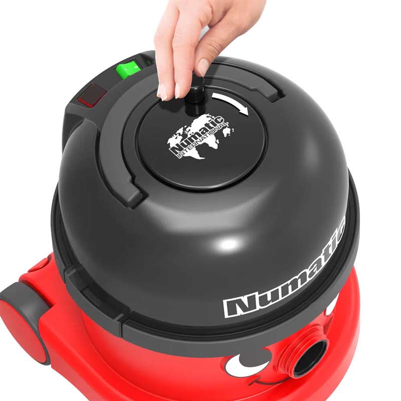 commercial henry dry vacuum cleaner close up