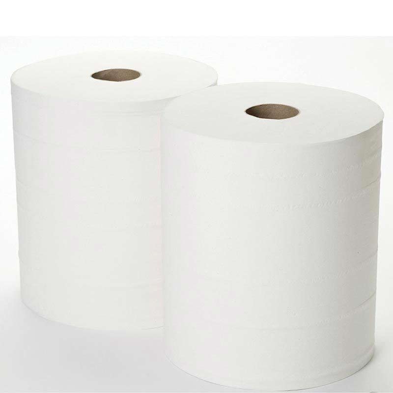 contract embossed white centrefeed x6