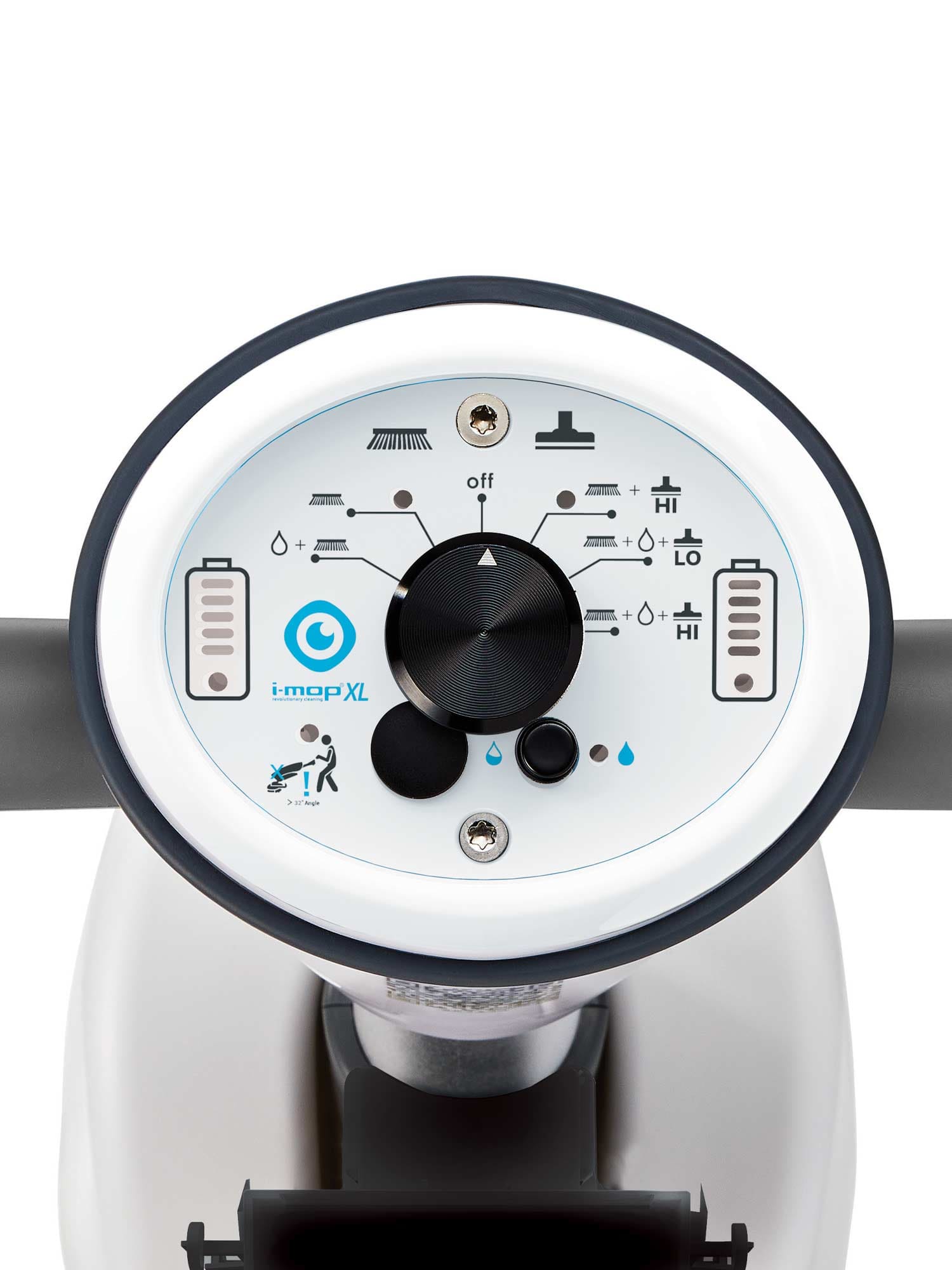 control panel of i mop xl pro v23