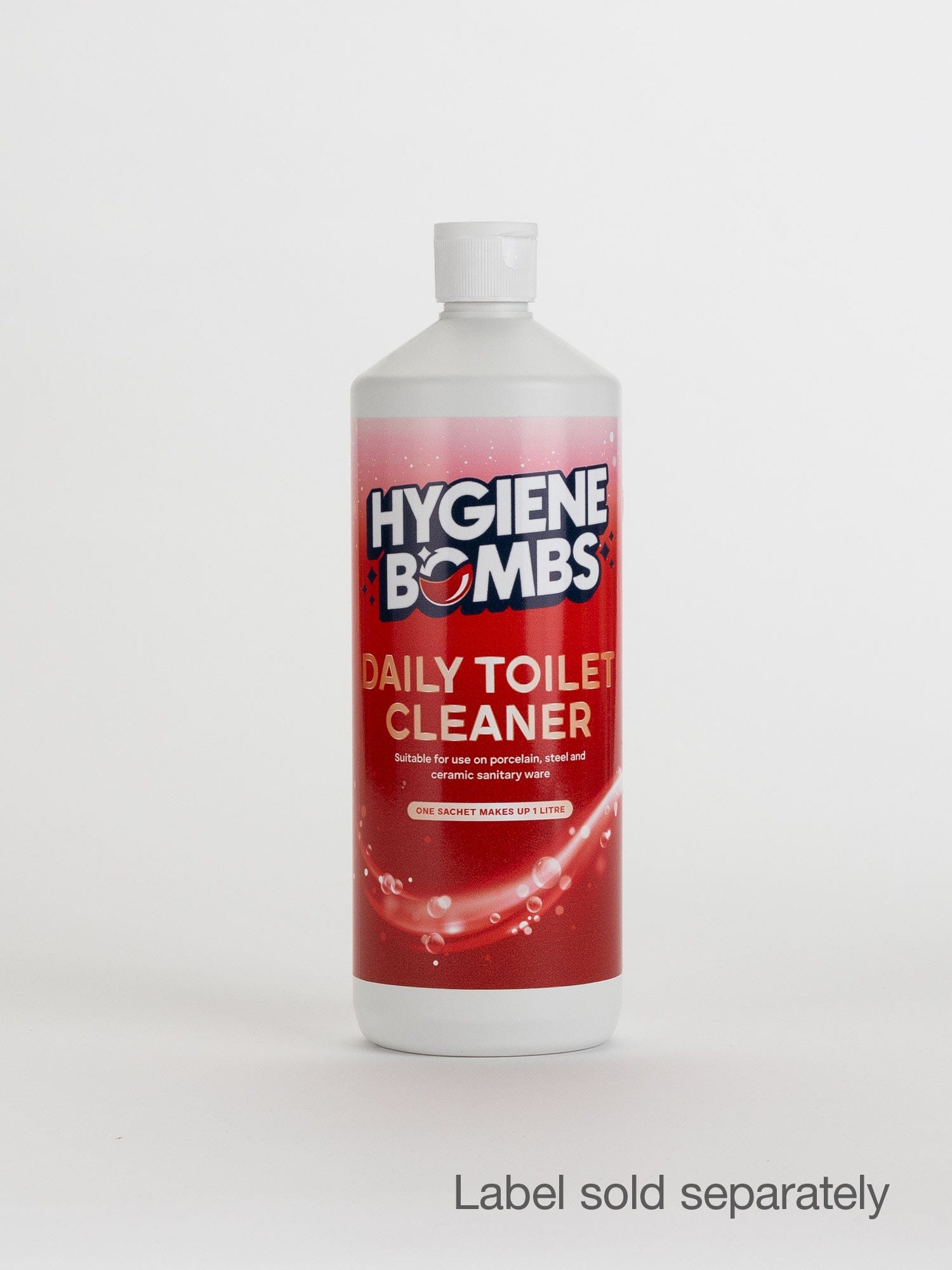 daily toilet cleaner bottle with label