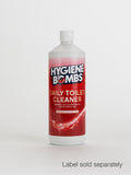 daily toilet cleaner bottle with label