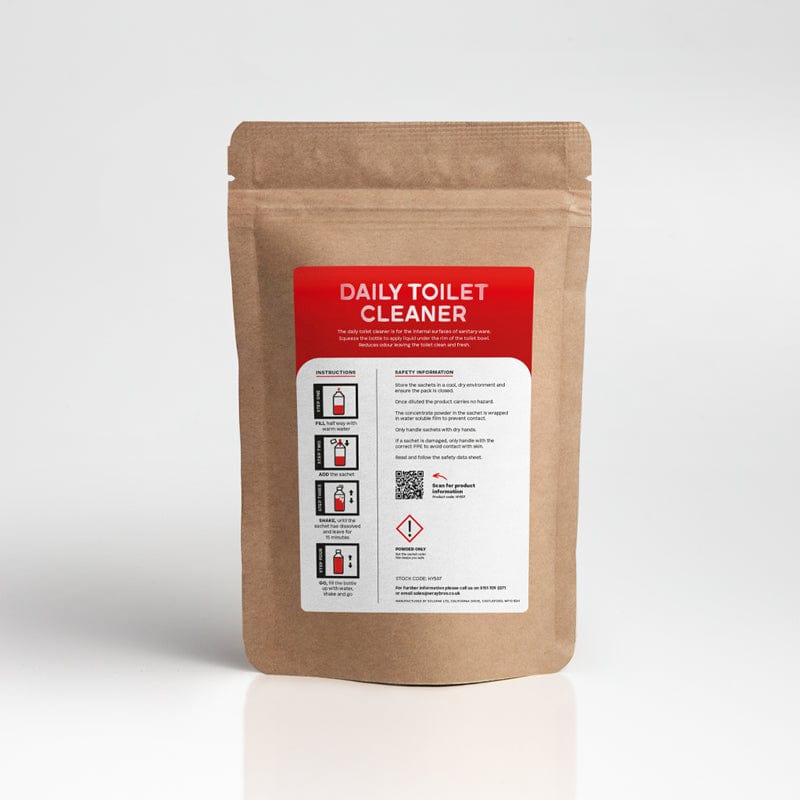 daily toilet cleaner soluble sachet instr