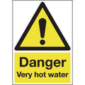 danger very hot water sign