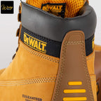 dewalt apprentice nubuck safety hiker boot honey leather upper