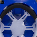 economy vented safety helmet blue inside