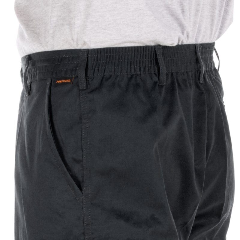 elasticated waist portwest trousers s917