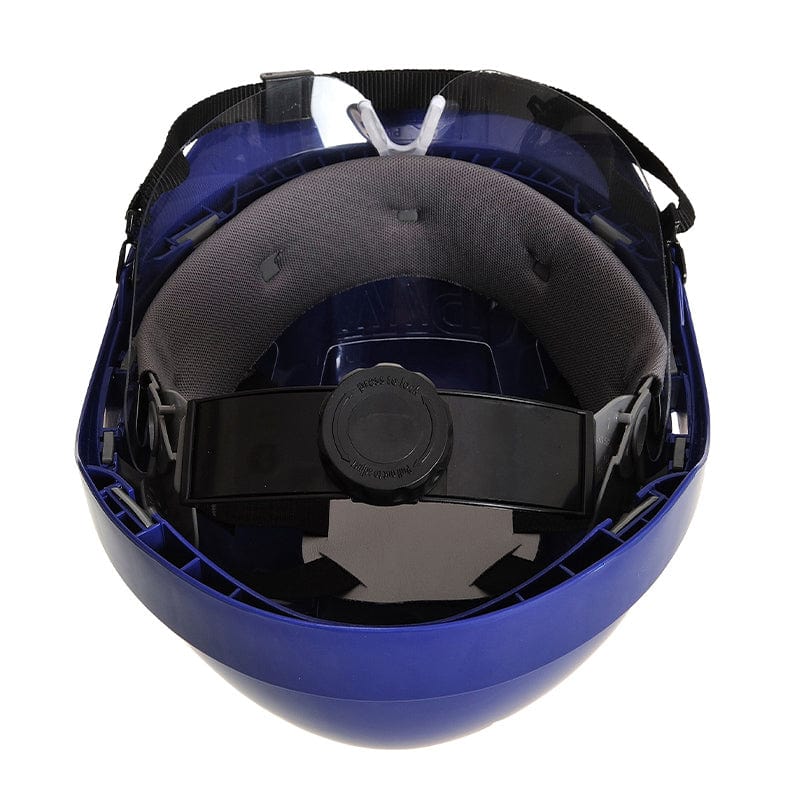endurance visor helmet pw55 blue inside