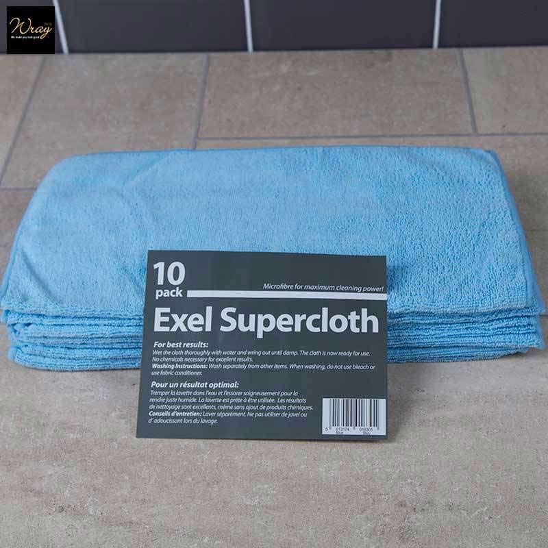 exel micro supercloth x10 cloths