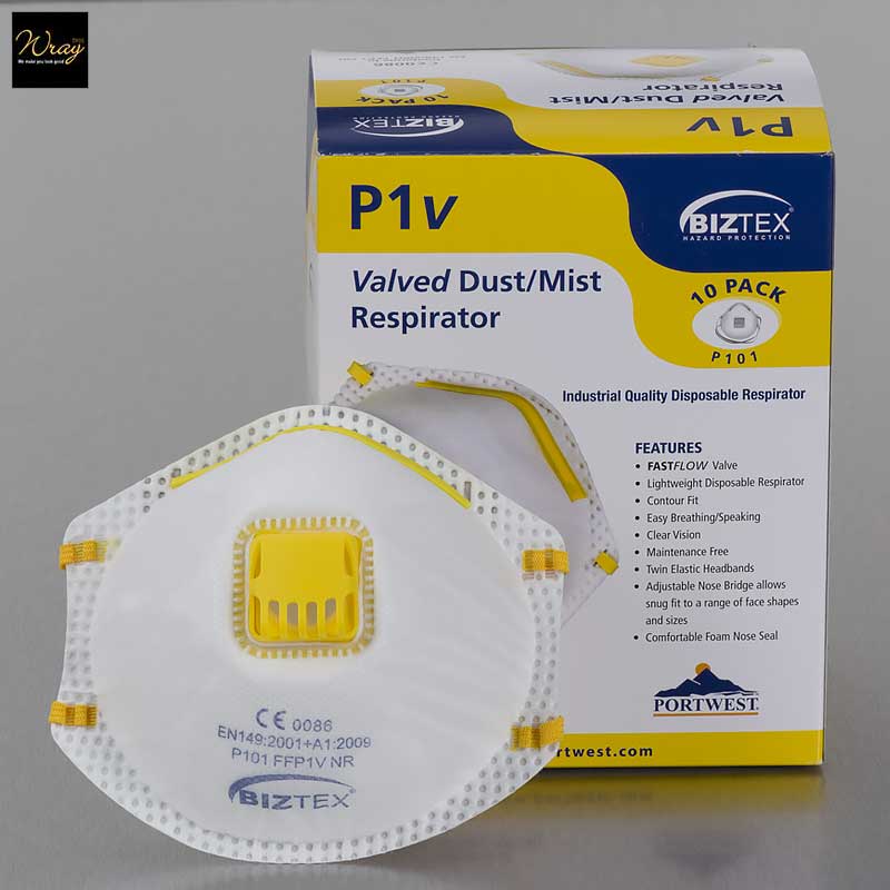 ffp1 valved dust mist respirator 10 pack