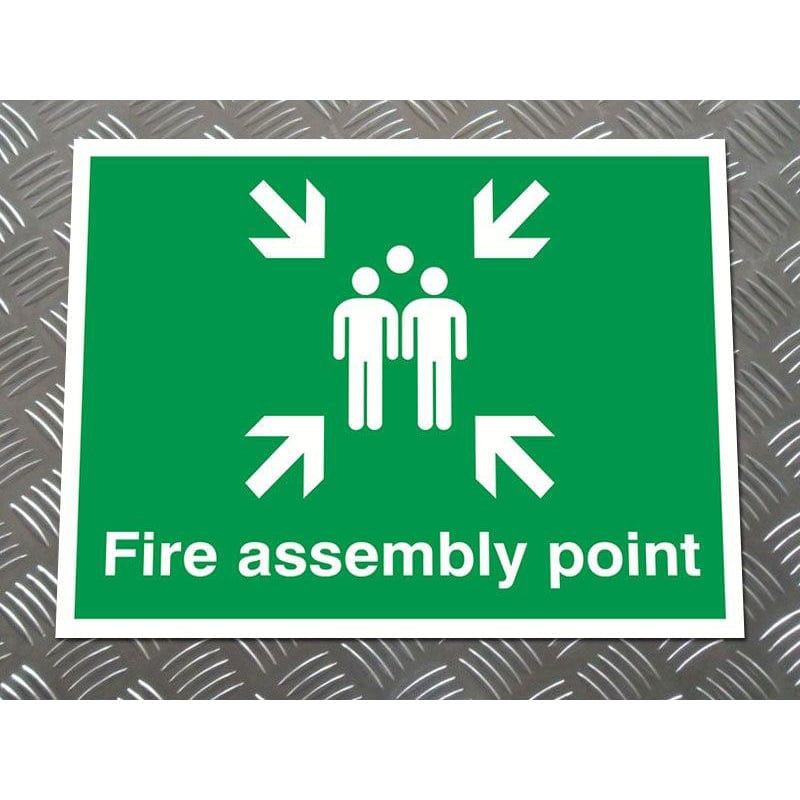 fire assembly point sign