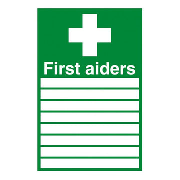First Aiders and Symbol Sign Rigid