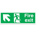 Fire Exit with running man and 150 x 450mm