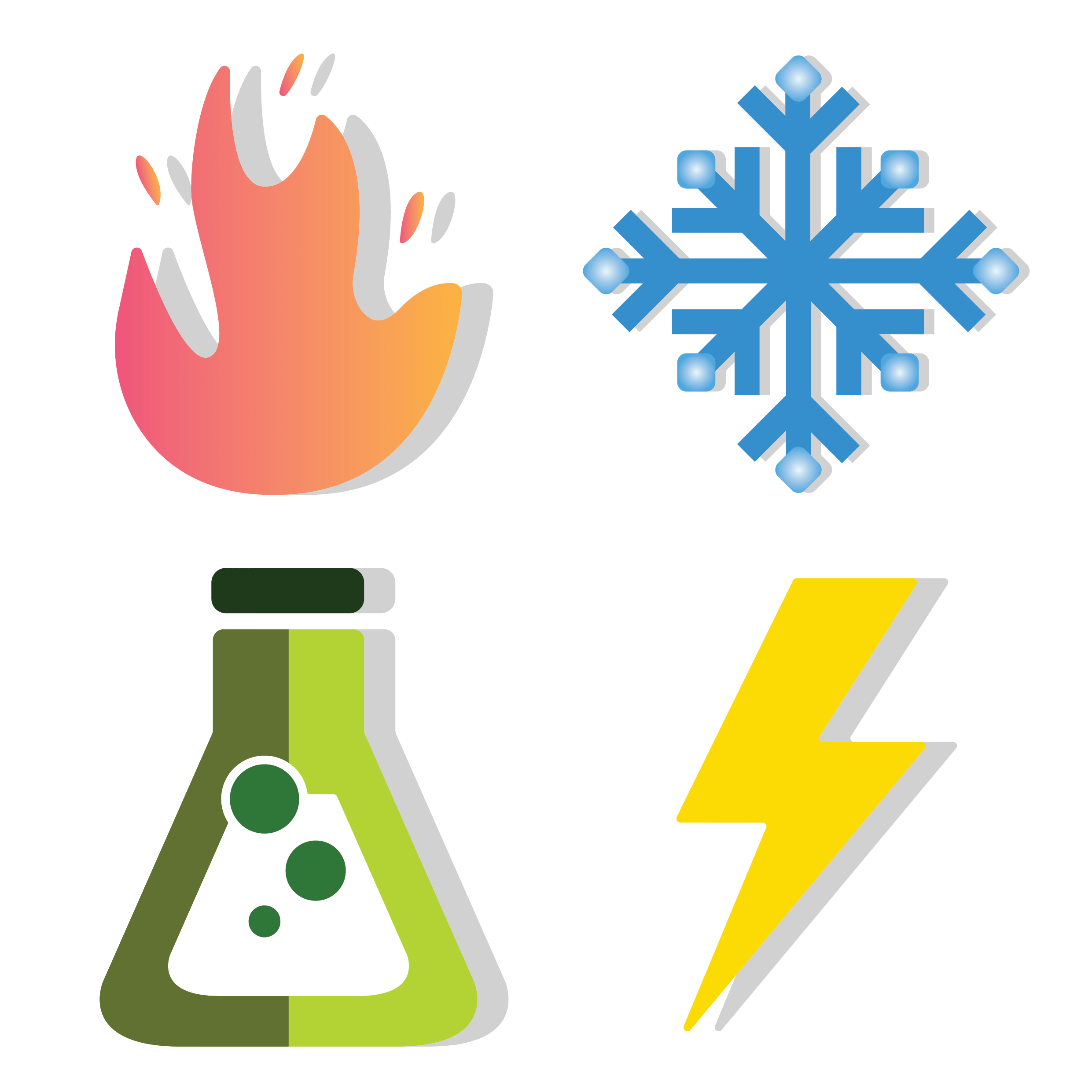 glove protection hazard logo icons