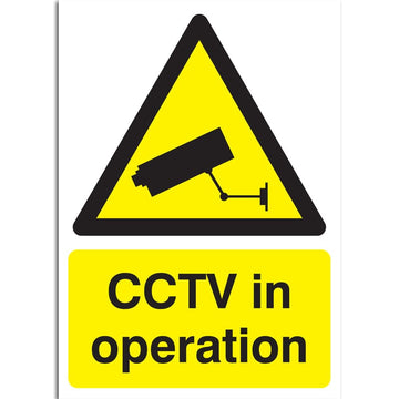 CCTV In Operation Sign 210 x 148mm