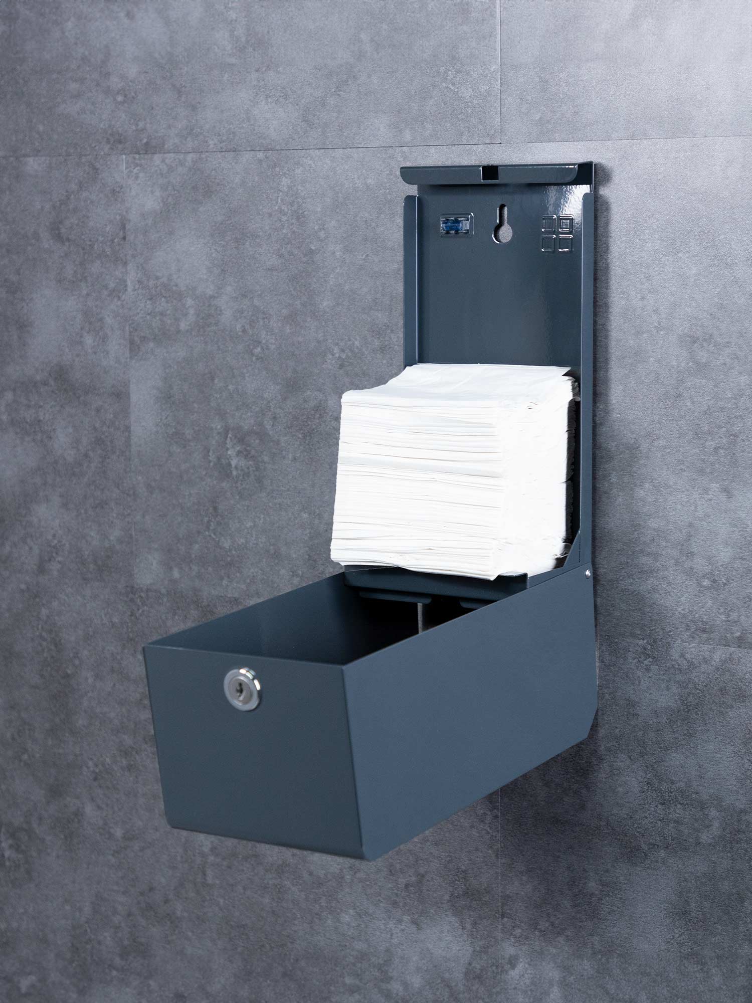 graphite toilet tissue dispenser
