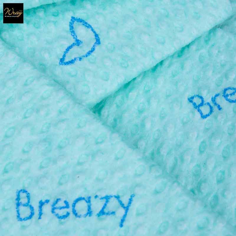 green breazy semi dispoable cloth