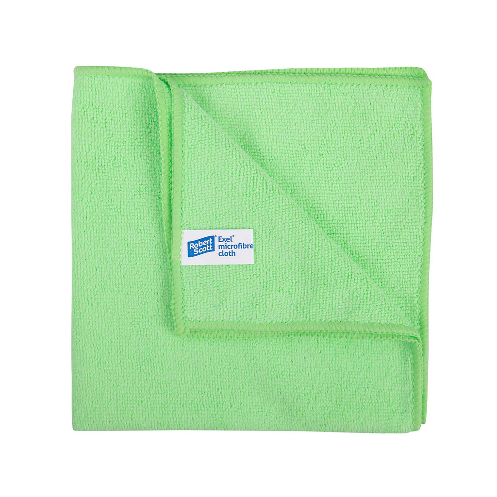 green kitchen cleaning microfibre cloth