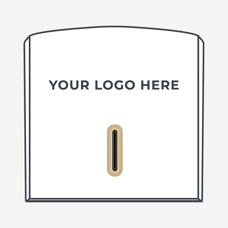 halo washroom dispenser free logo