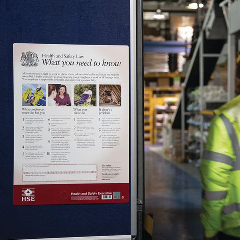health and safety law poster action