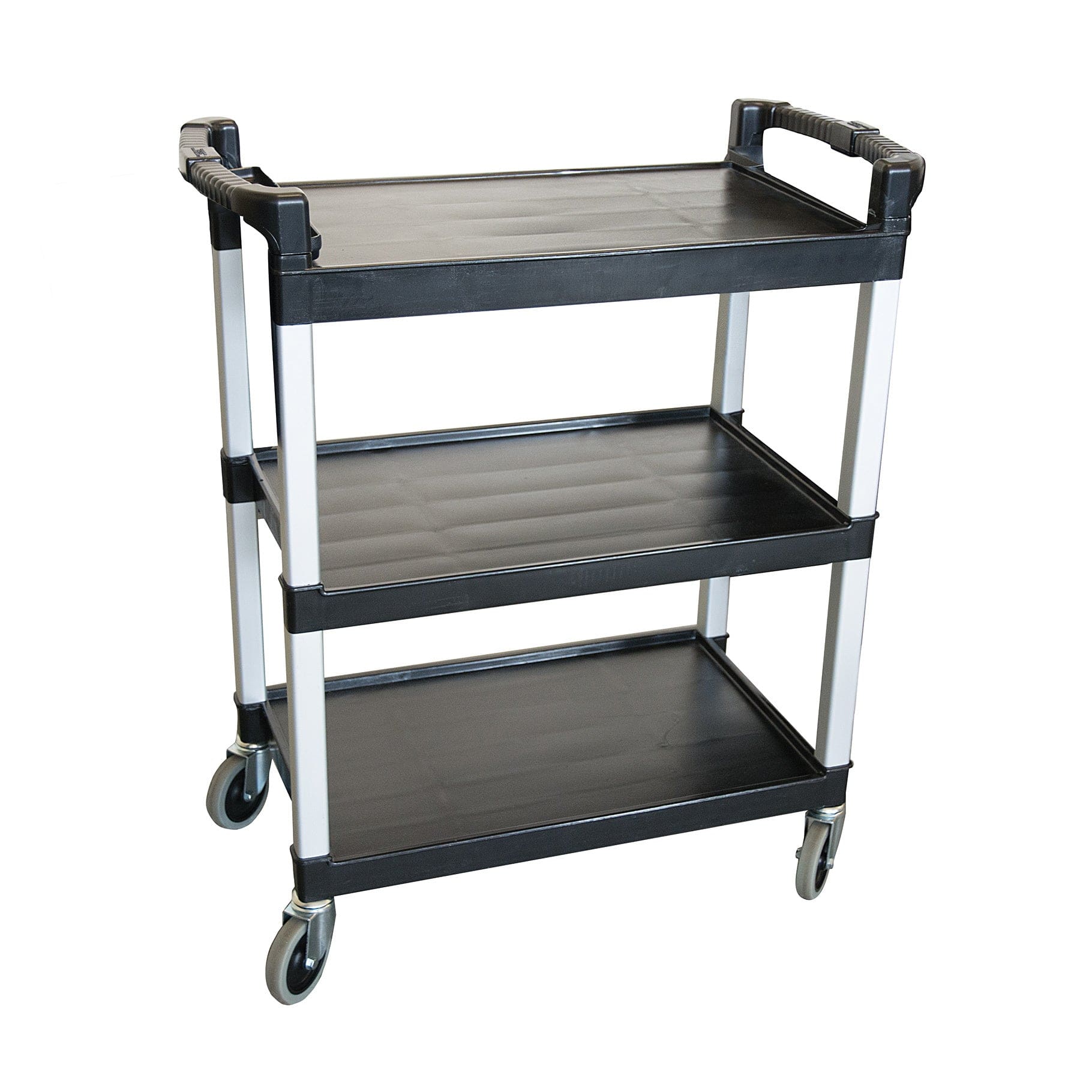 heavy duty catering trolley black