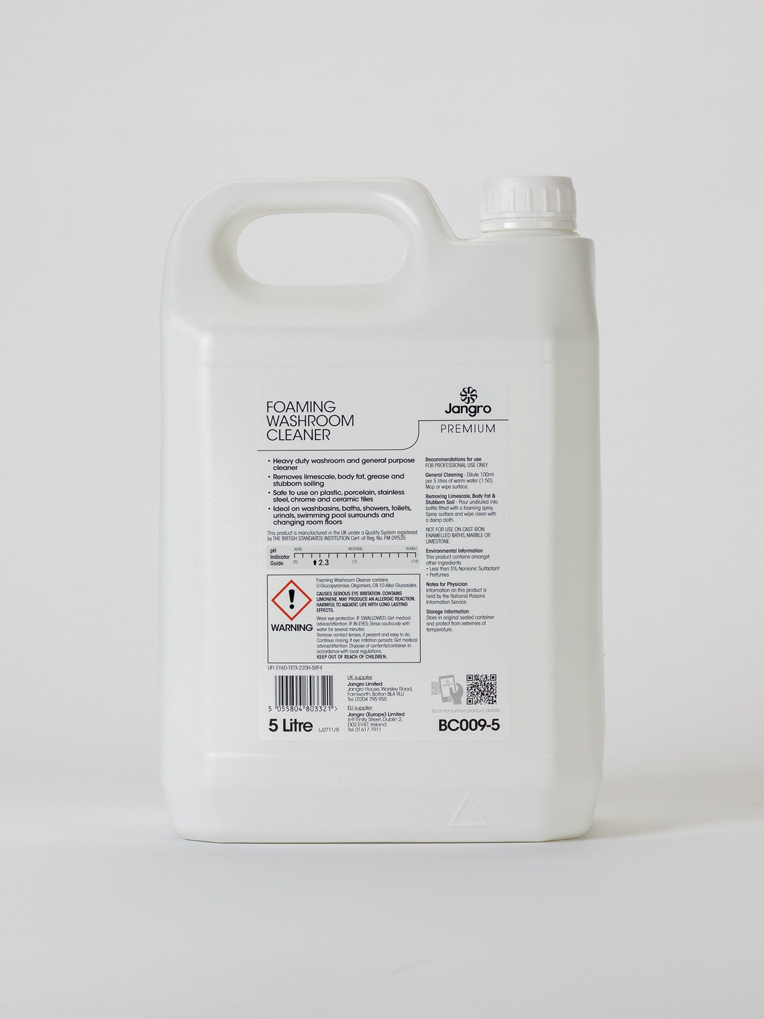 heavy duty washroom cleaner bc009 5
