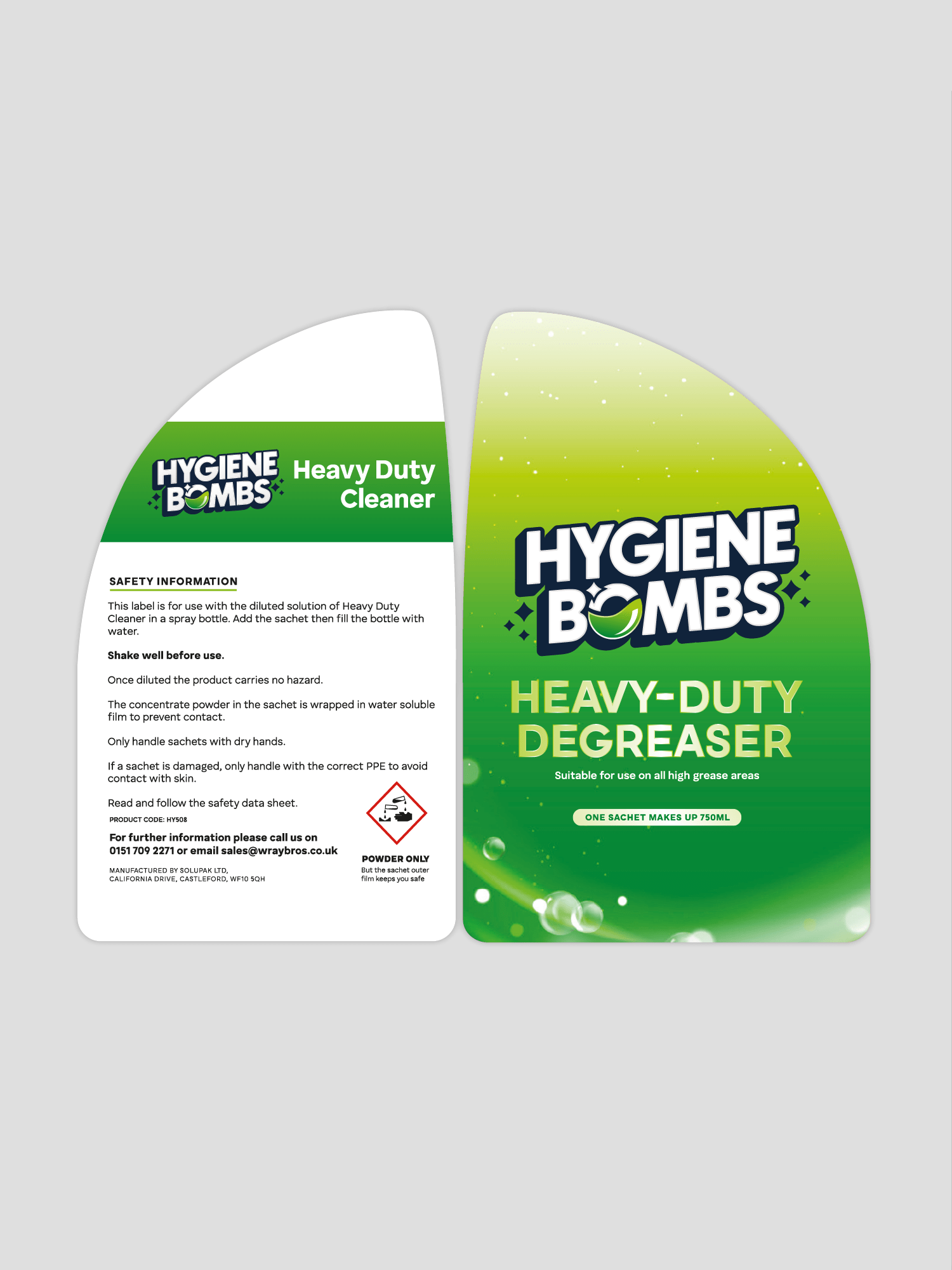 hygiene bomb duty degreaser hy508