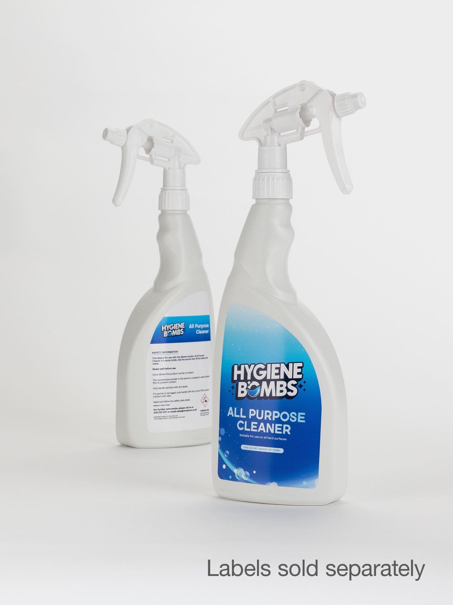 hygiene bomb trigger bottle all purpose cleaner with label