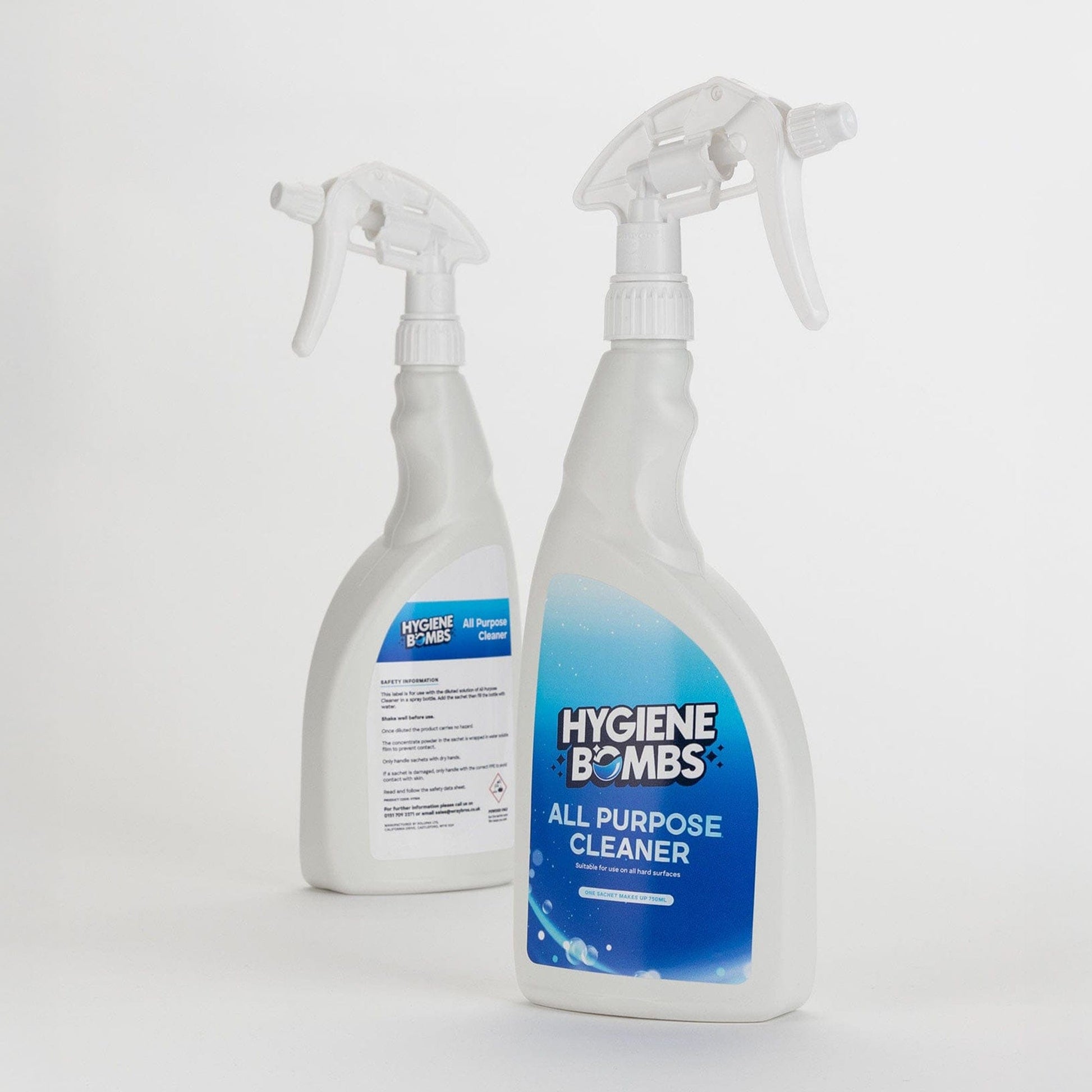 hygiene bomb trigger bottle all purpose cleaner with label
