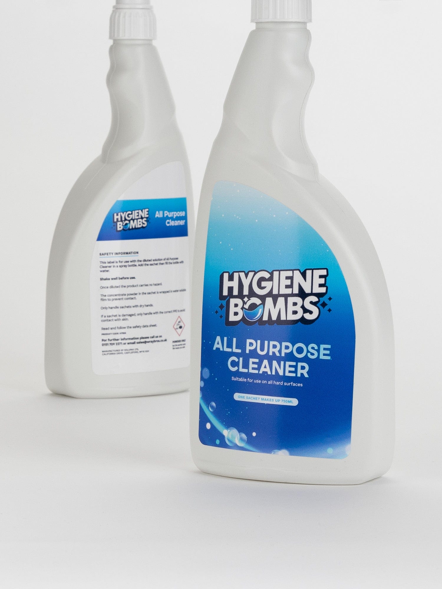 hygiene bomb trigger bottle labels