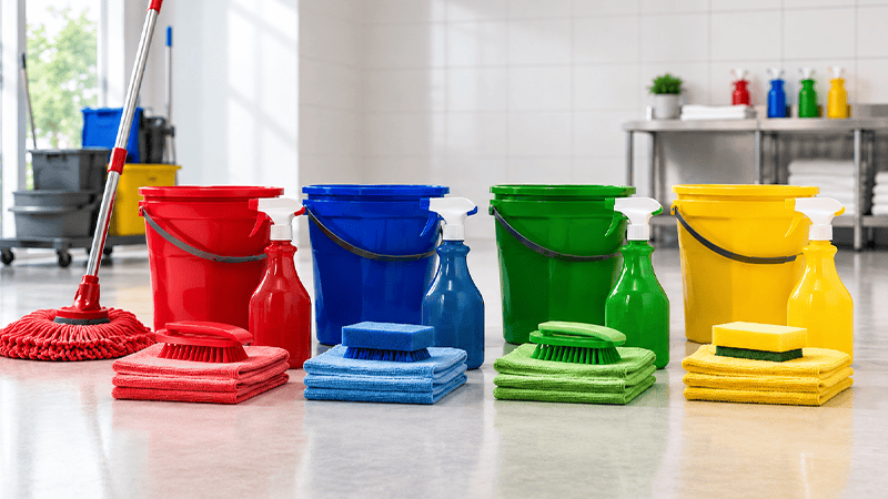 insights advice colour coded cleaning