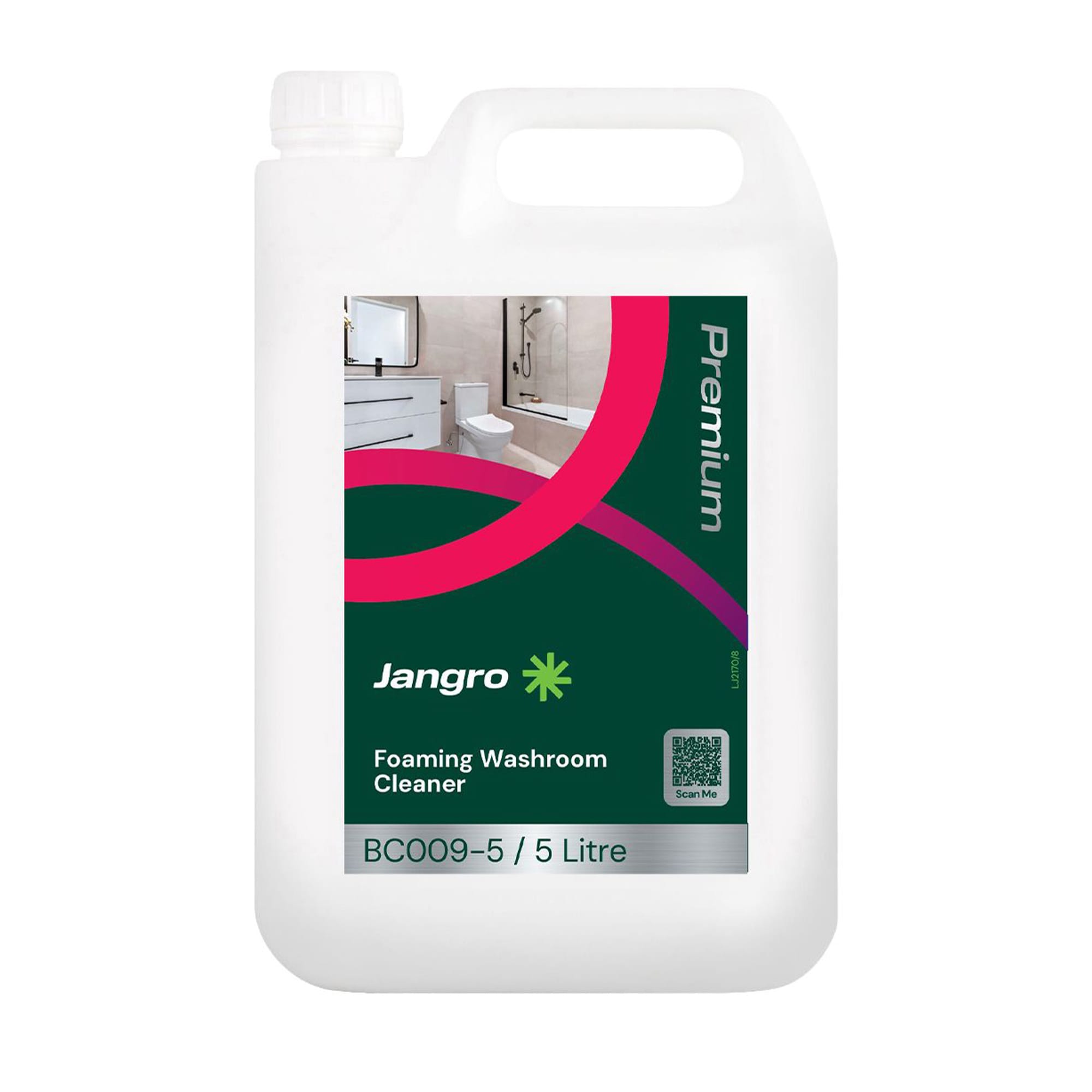 jangro foaming washroom cleaner 5 litre bc009 5