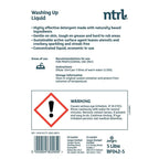Jangro ntrl washing-up liquid 5l label