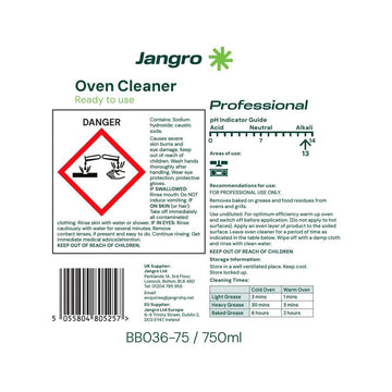 Jangro Oven Cleaner 6 x 750ml