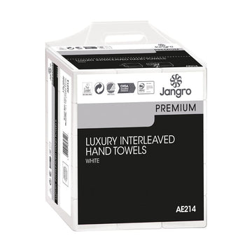 Jangro Premium Hand Towel 2 ply white x 2400  P803116