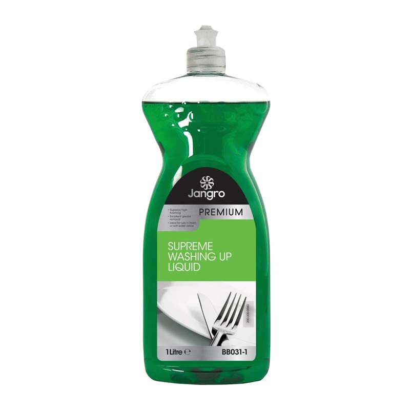 jangro premium supreme washing up liquid 1l bottle