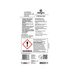 jangro premium supreme washing up liquid 1l label back