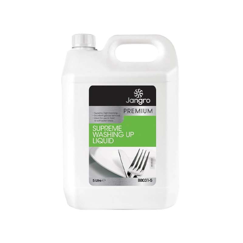 jangro premium supreme washing up liquid 5l bottle